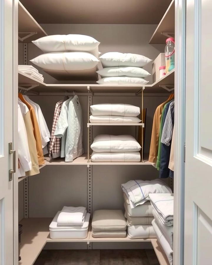 Use Shelf Dividers - 25 Small Closet Storage Ideas