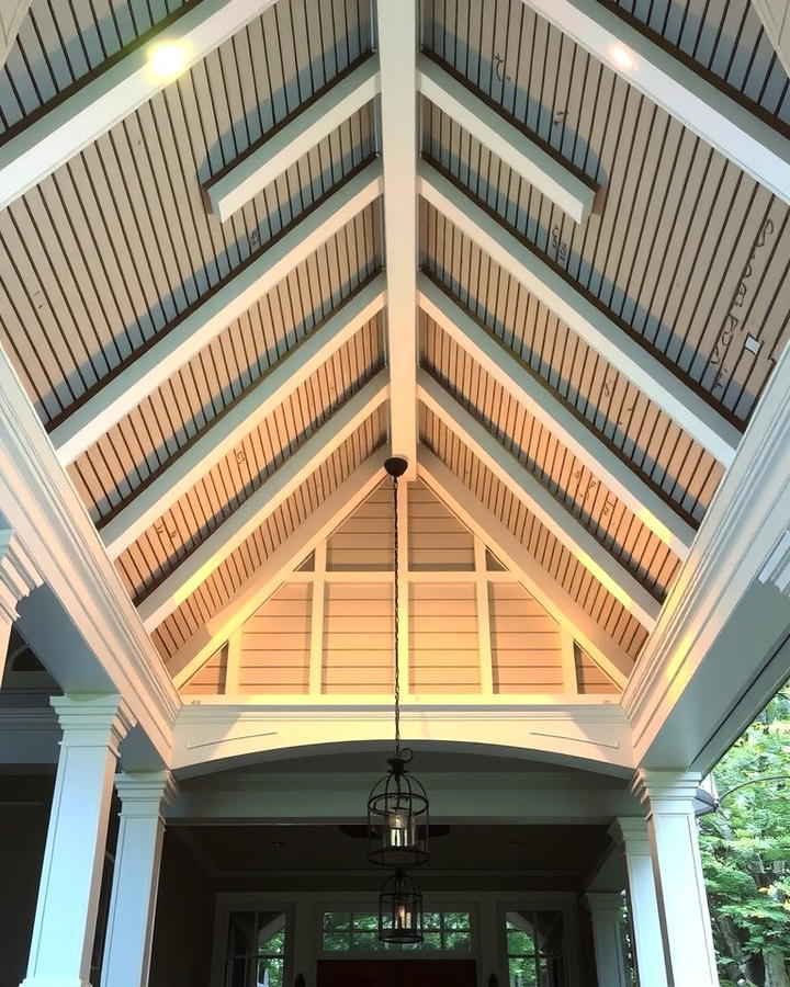 Vaulted Ceiling Gable Porch - 25 Open Gable Porch Ideas