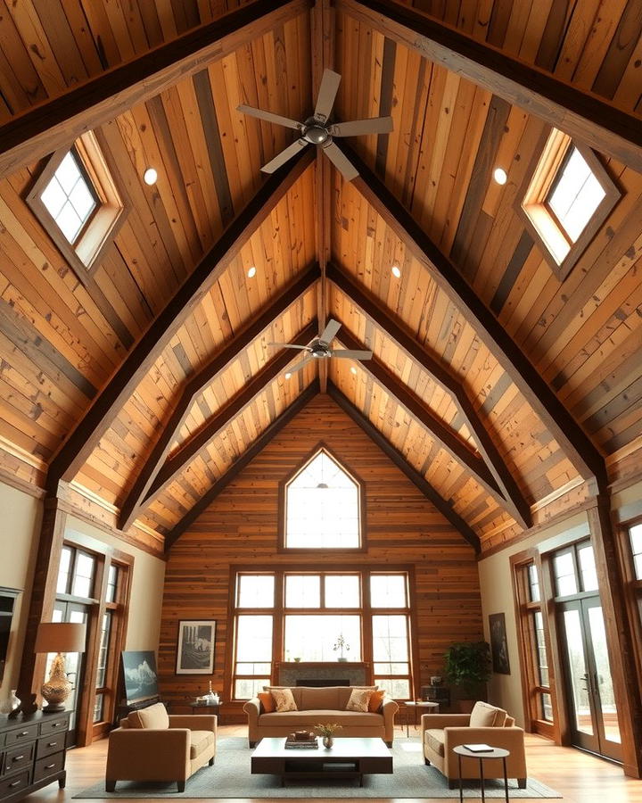 Vaulted Wood Ceiling - 25 Wood Ceiling Ideas