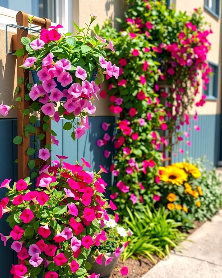 Vertical Flower Bed - 30 Front Yard Flower Bed Ideas