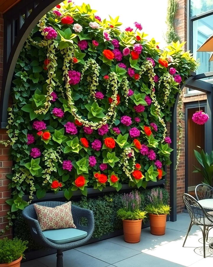 Vertical Garden Wall 2 - 25 Patio Wall Ideas