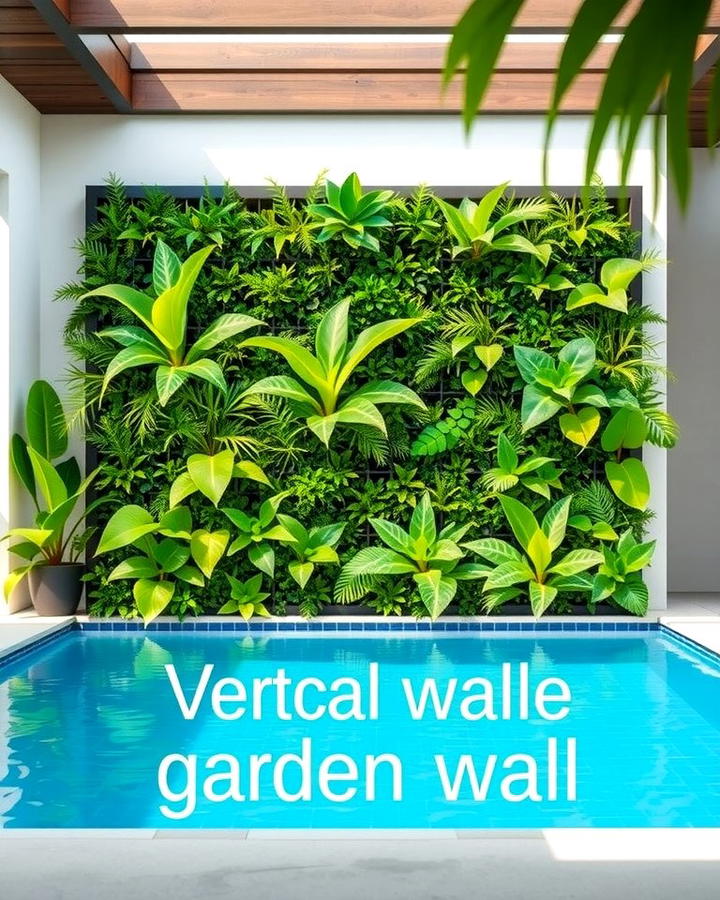 Vertical Garden Walls - 25 Pool Patio Ideas