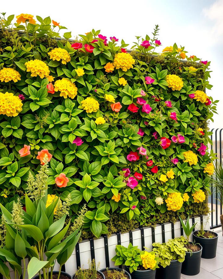 Vertical Garden Walls - 25 Rooftop Garden Ideas