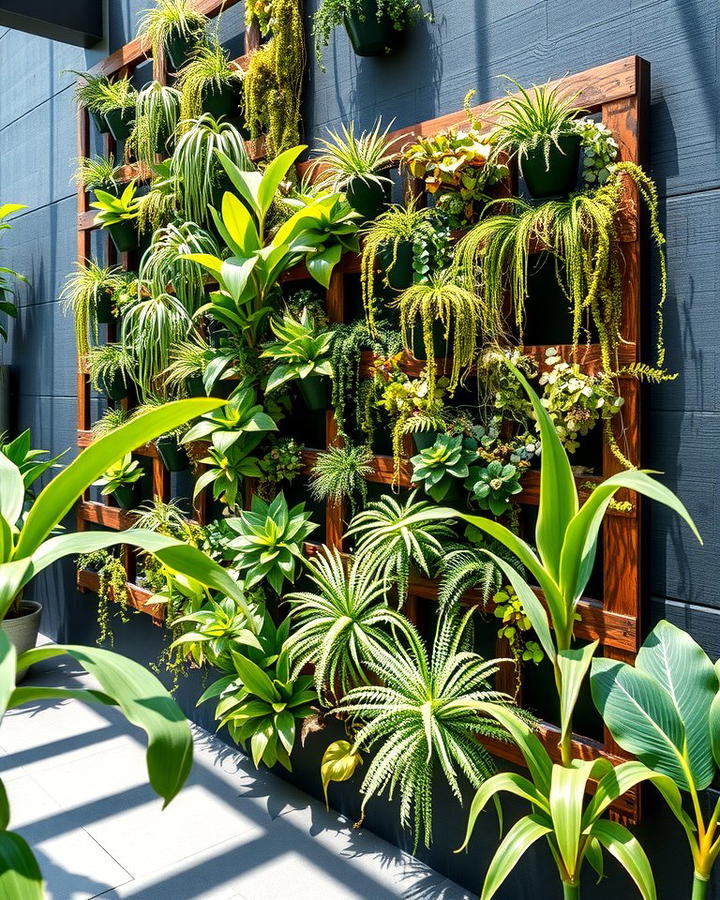 Vertical Garden Walls - 25 Shady Garden Ideas