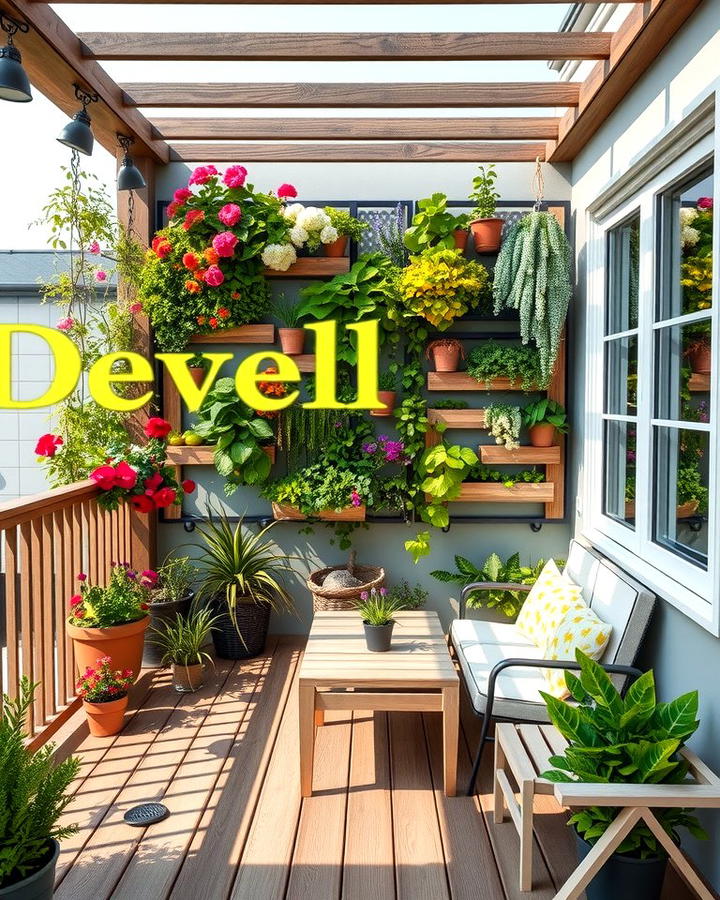 Vertical Garden Walls - 25 Small Deck Ideas