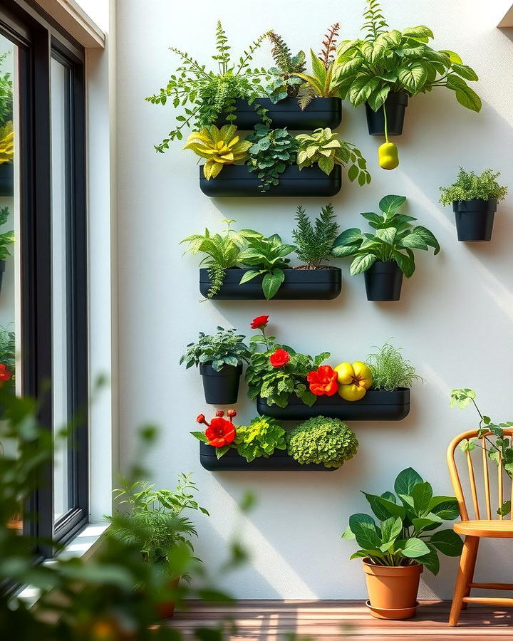 Vertical Garden for Limited Space - 25 townhouse patio ideas