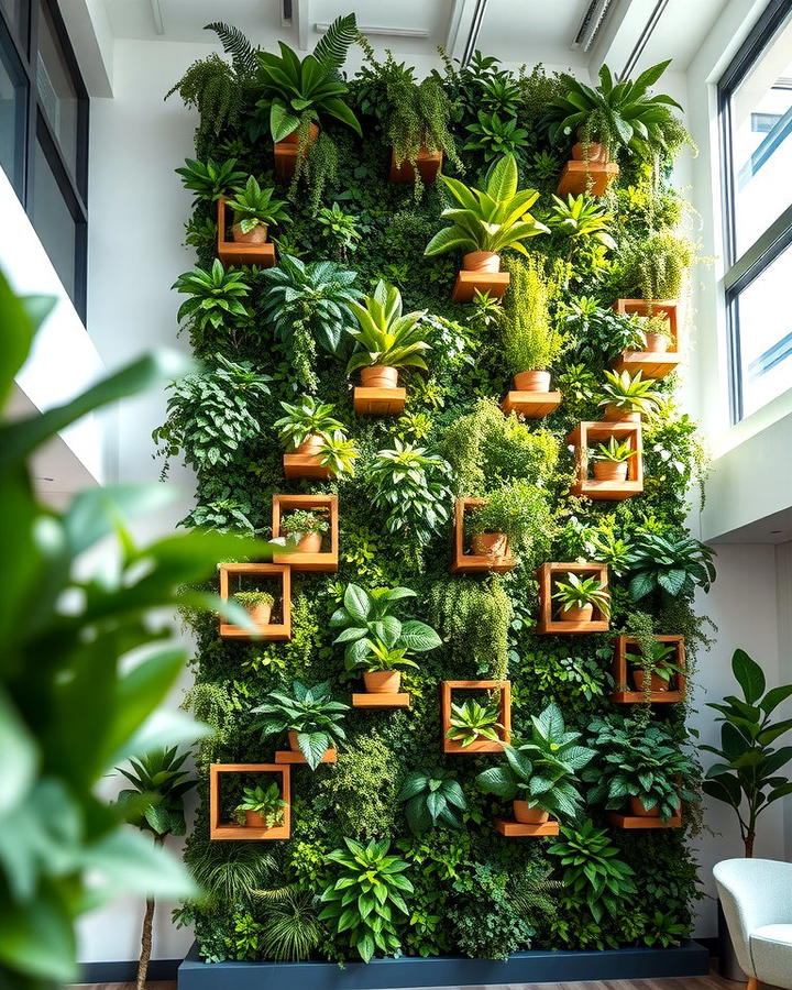 Vertical Greenery Installations - 30 High Ceiling Tall Wall Decor Ideas