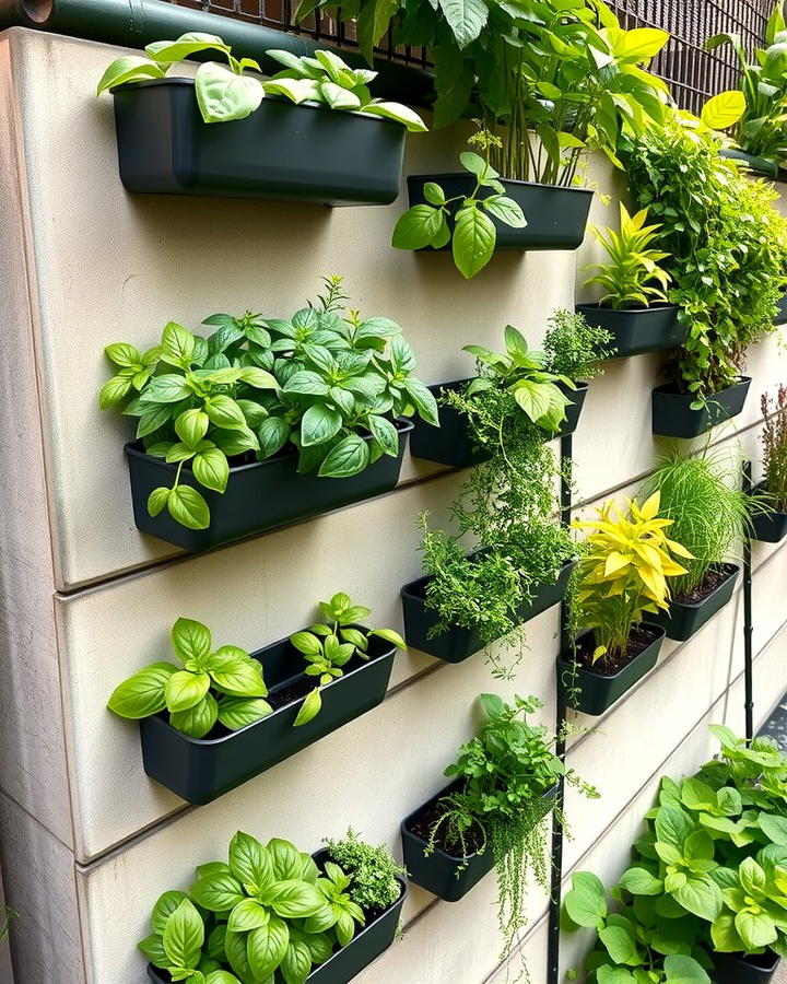 Vertical Herb Garden - 25 Terraced Garden Ideas