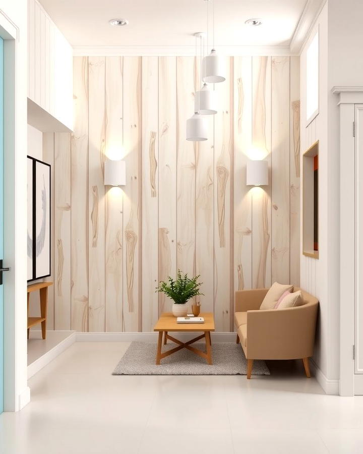 Vertical Plank Accent Wall - 25 Wood Accent Wall Ideas