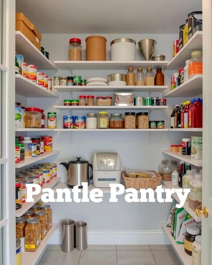 Vertical Shelving for Maximum Space Utilization - 25 Small Pantry Ideas