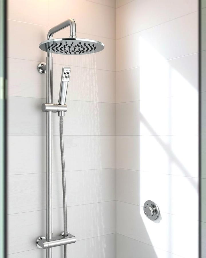 Vertical Shower Fixtures - 25 Small Bathroom Walk in Shower Ideas