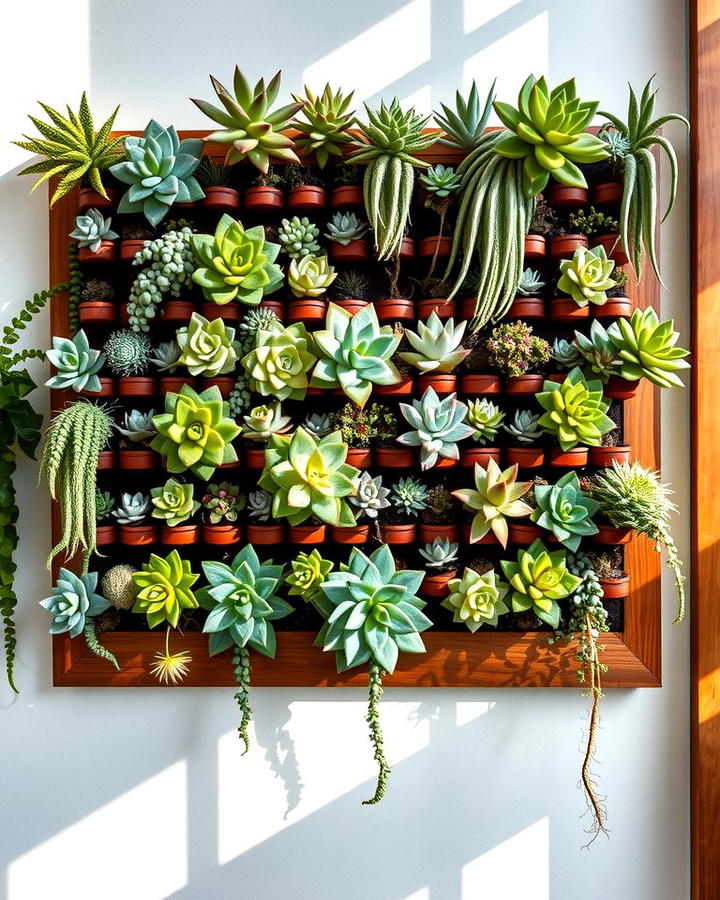 Vertical Succulent Garden - 25 Succulent Garden Ideas