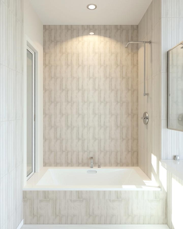 Vertical Tile Patterns - 25 Small Ensuite Design Ideas