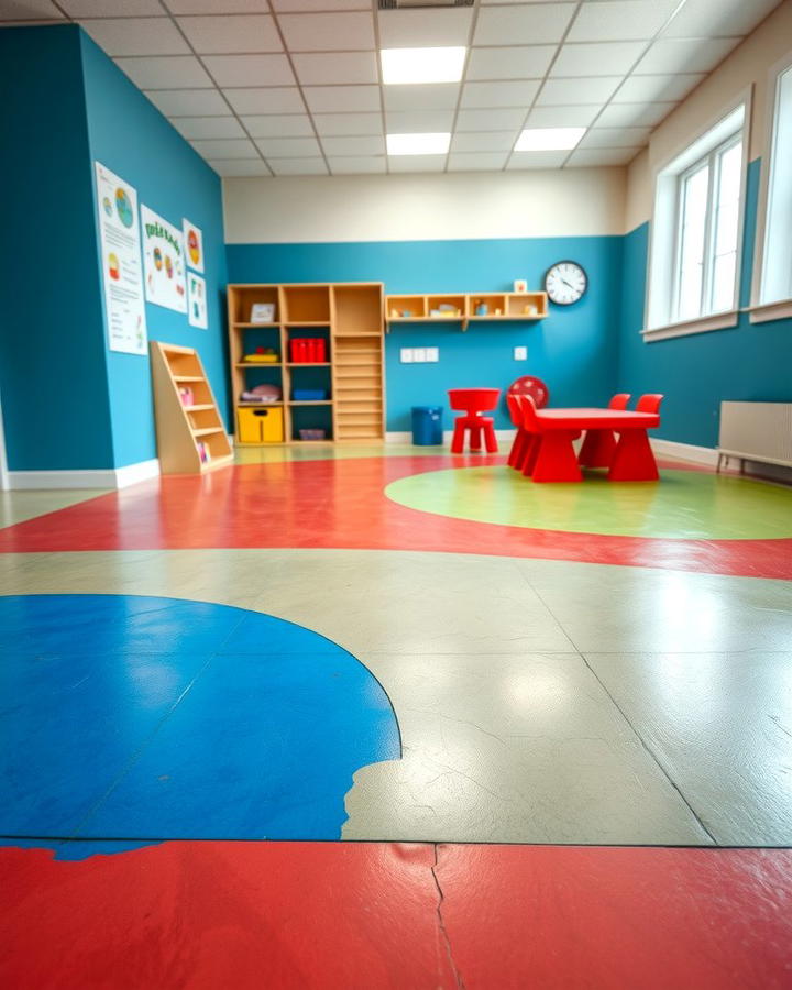 Vibrant Colored Stains - 25 Stained Concrete Floors