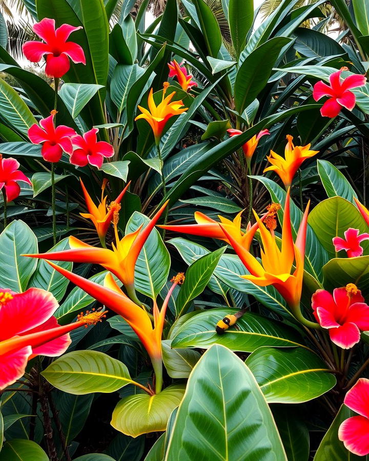 Vibrant Floral Displays - 25 Tropical Landscape Ideas