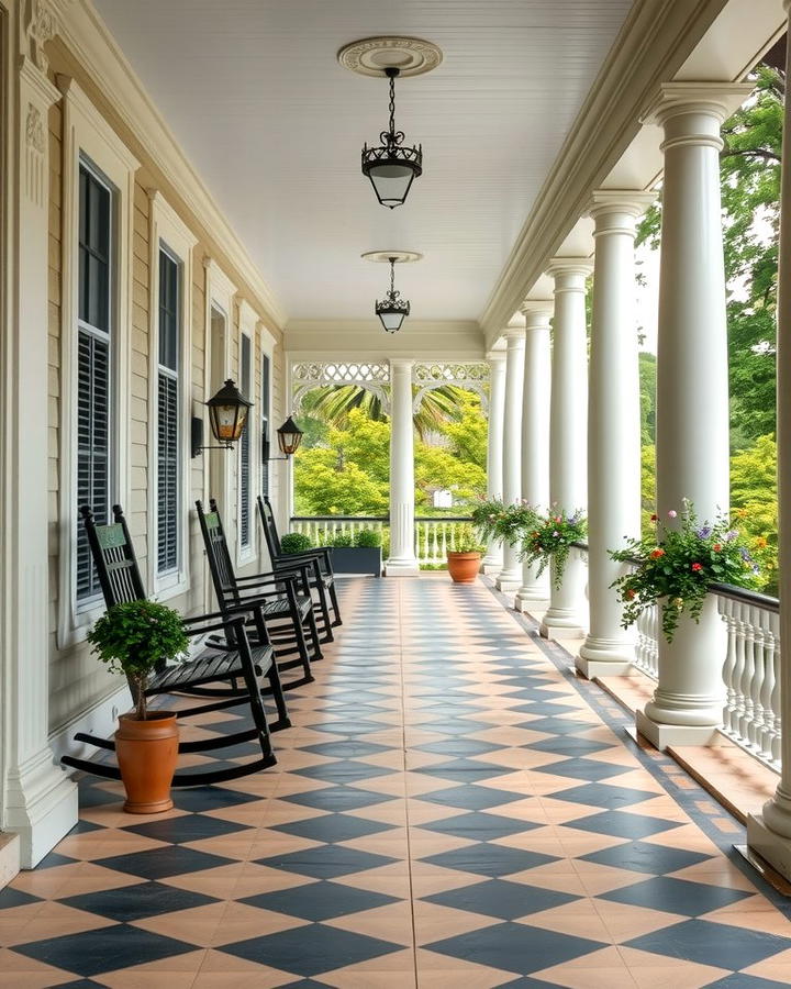 Victorian Style Porch Elegance - 30 Large Front Porch Ideas