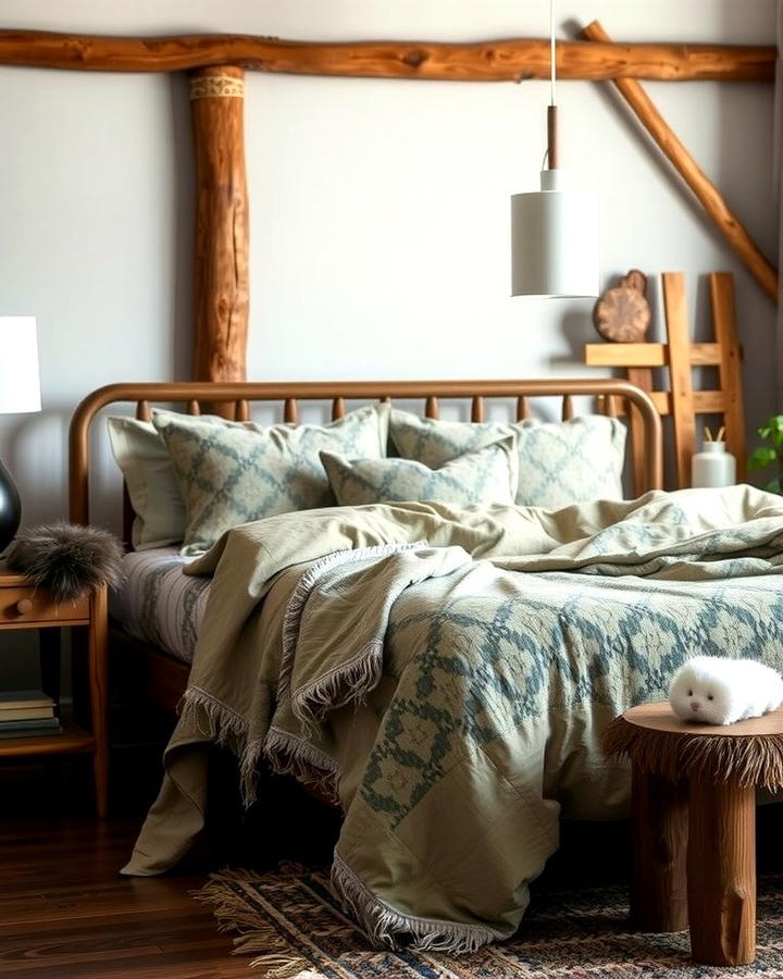 Viking Inspired Linens - 25 Viking Bedroom Ideas