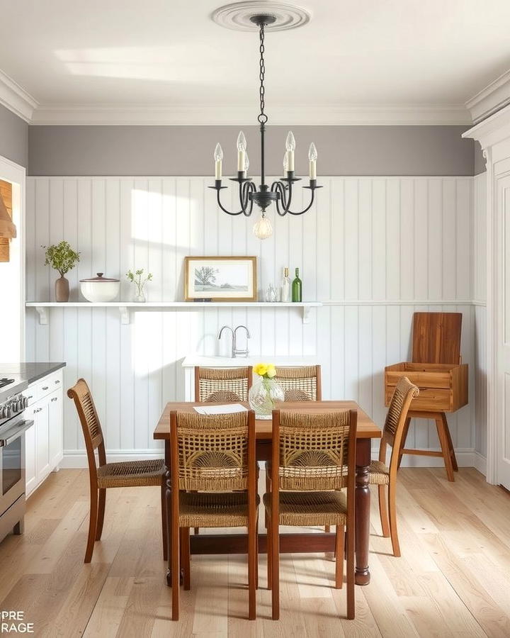 Vintage Beadboard and Chair Rail - 30 Chair Rail Ideas