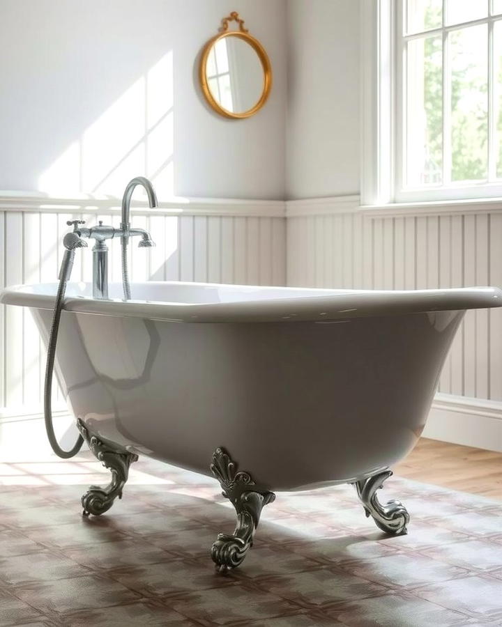 Vintage Clawfoot Tub Charm - 25 Vintage Bathroom Ideas