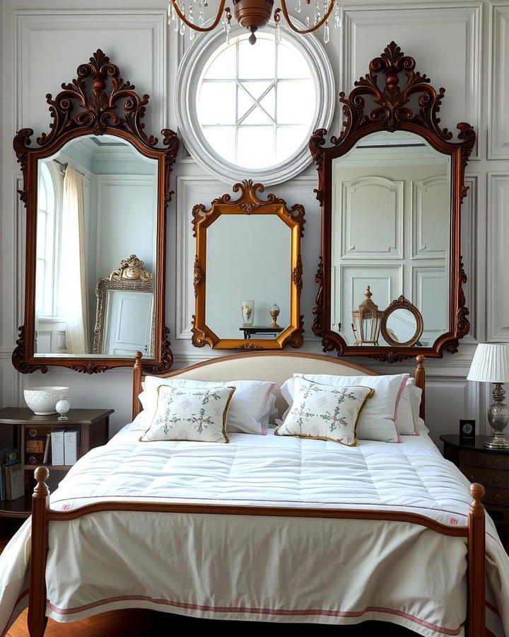 Vintage French Mirrors - 30 French Bedroom Decor Ideas