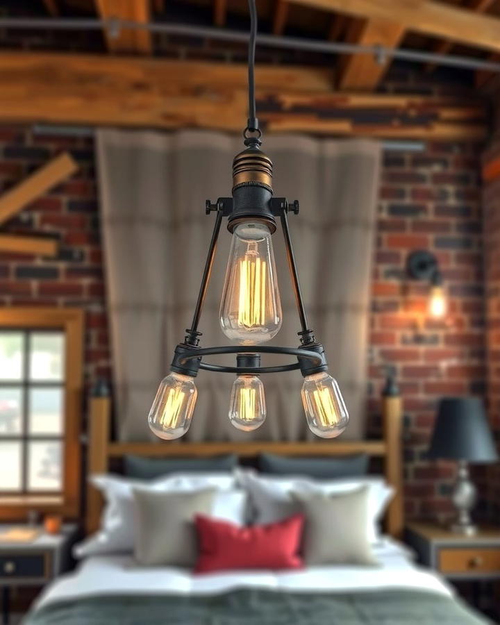 Vintage Industrial Sconces - 30 Bedroom Wall Sconce Ideas