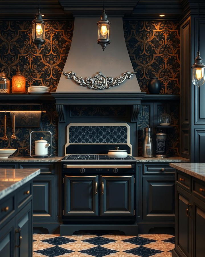 Vintage Inspired Appliances - 30 Gothic Kitchen Ideas