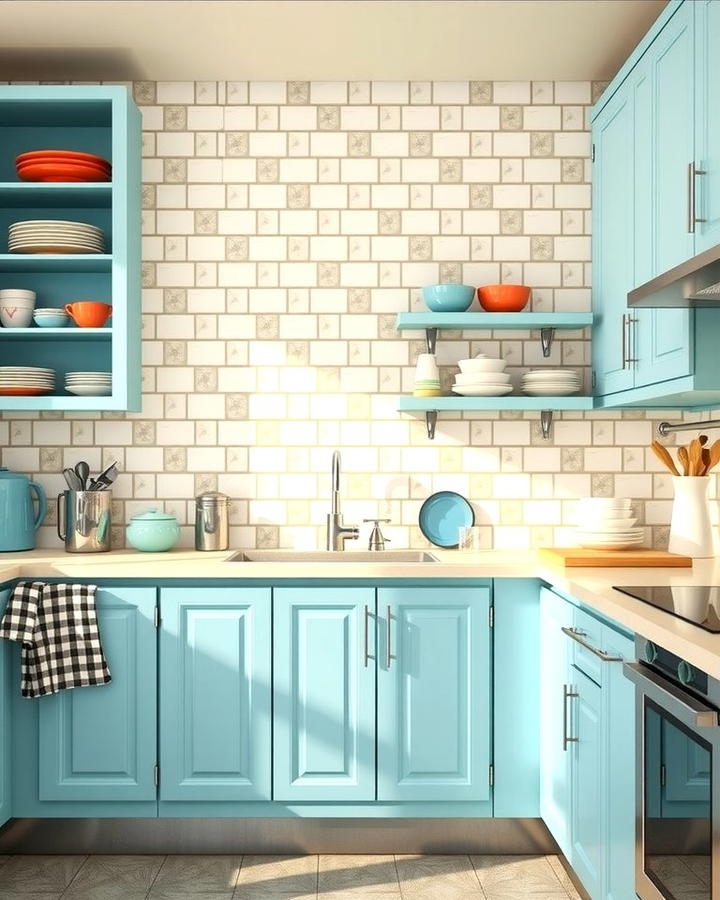 Vintage Inspired Backsplash - 25 Retro Kitchen Ideas