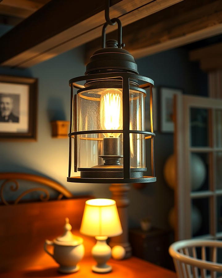 Vintage Lantern Sconces - 30 Bedroom Wall Sconce Ideas