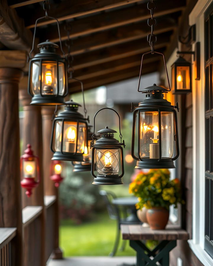 Vintage Lanterns - 25 Rustic Porch Ideas