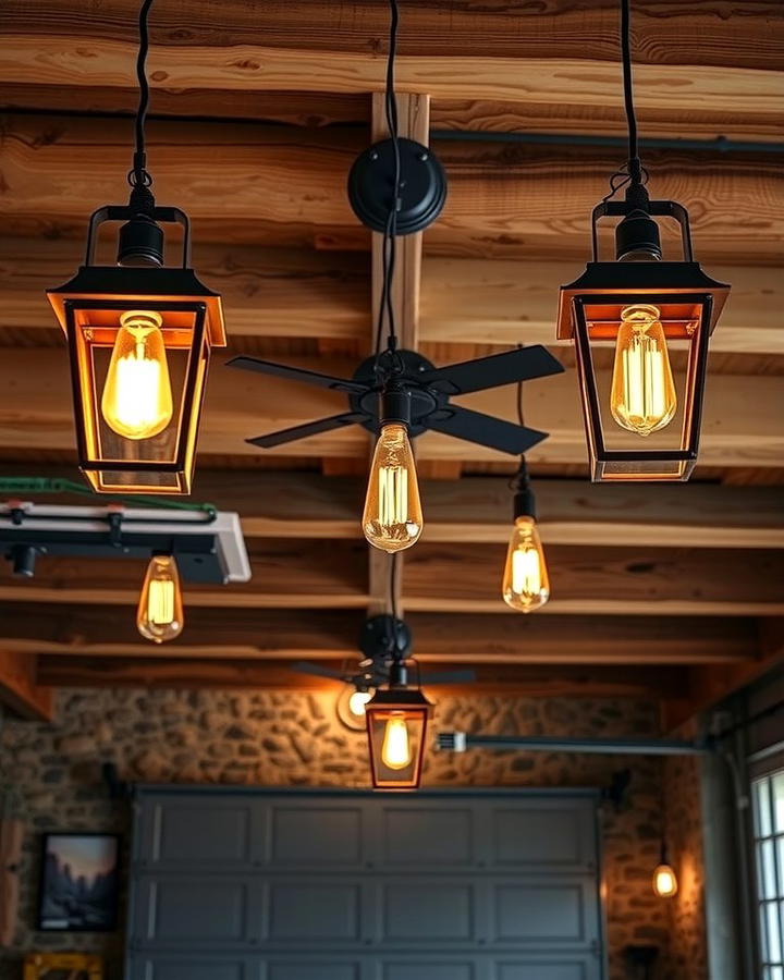 Vintage Lighting Fixtures 2 - 25 Rustic Garage Ideas