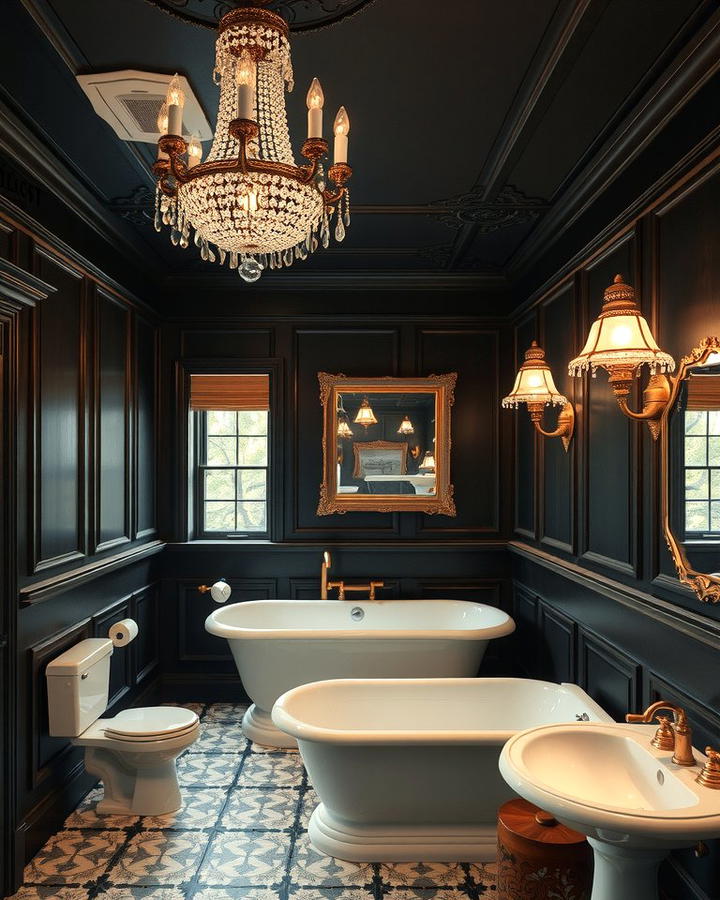 Vintage Lighting Fixtures - 25 Victorian Bathroom Ideas