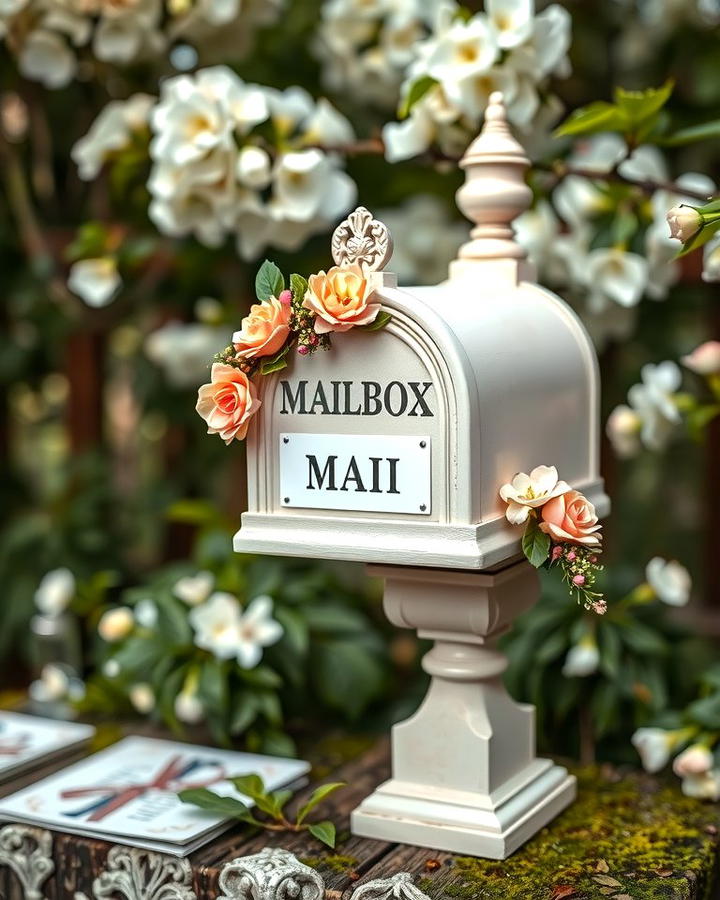 Vintage Mailbox Card Holder - 30 Wedding Card Box Ideas