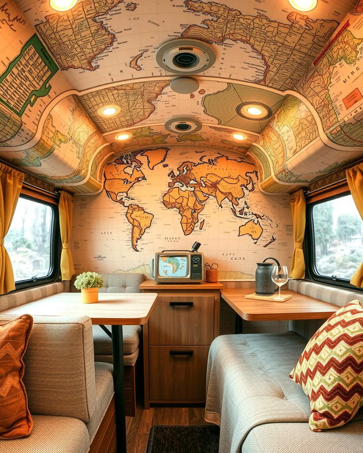 Vintage Map Designs - 25 Rv Wallpaper Ideas