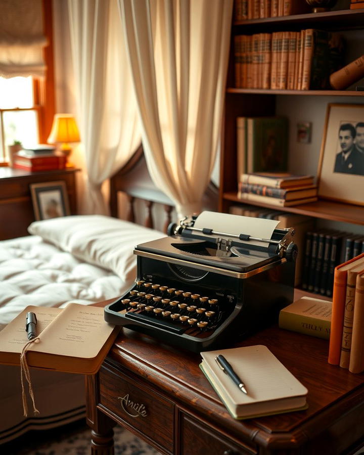 Vintage Typewriter Decor - 25 Taylor Swift Themed Bedroom Decor Ideas