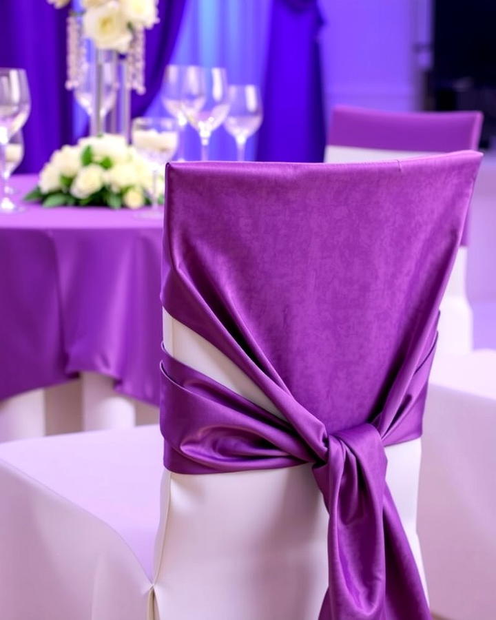 Violet Velvet Accents - 30 Purple Wedding Theme Ideas