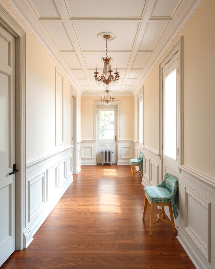 Wainscoting for Elegance - 25 Victorian Hallway Ideas