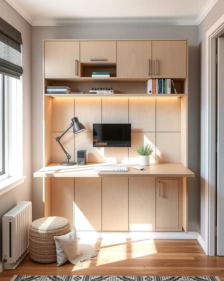 Wall Mounted Desks for Compact Workspaces - 25 Small Apartment Ideas for Guys