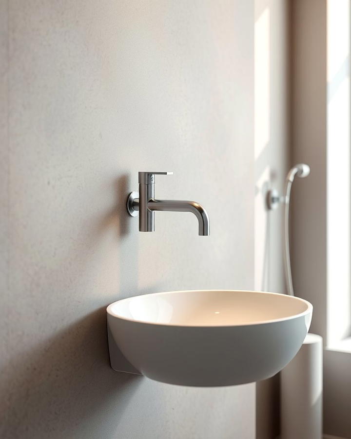 Wall Mounted Faucets - 25 Spa Like Bathroom Ideas