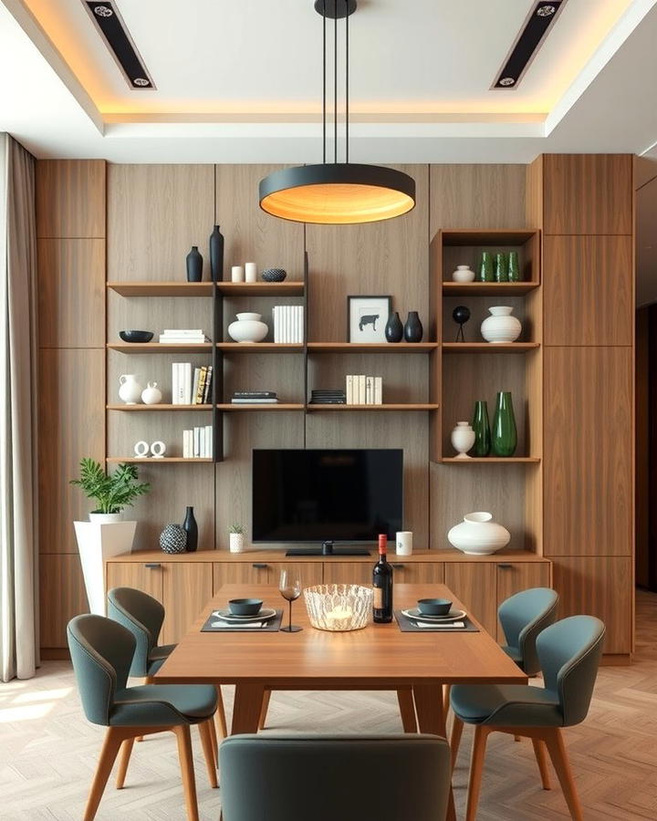 Wall Mounted Storage Solutions - 25 Modern Dining Room Ideas