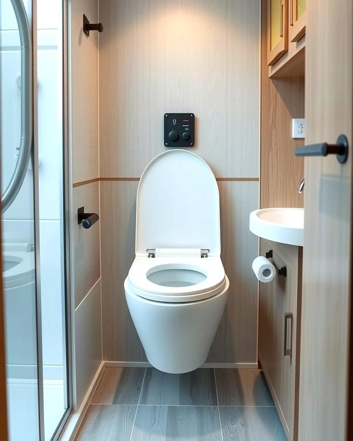 Wall Mounted Toilets - 25 Small Rv Bathroom Ideas