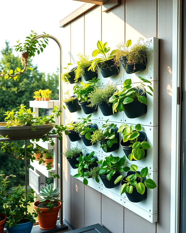 Wall Mounted Vertical Gardens - 25 Outdoor Plant Stand Ideas