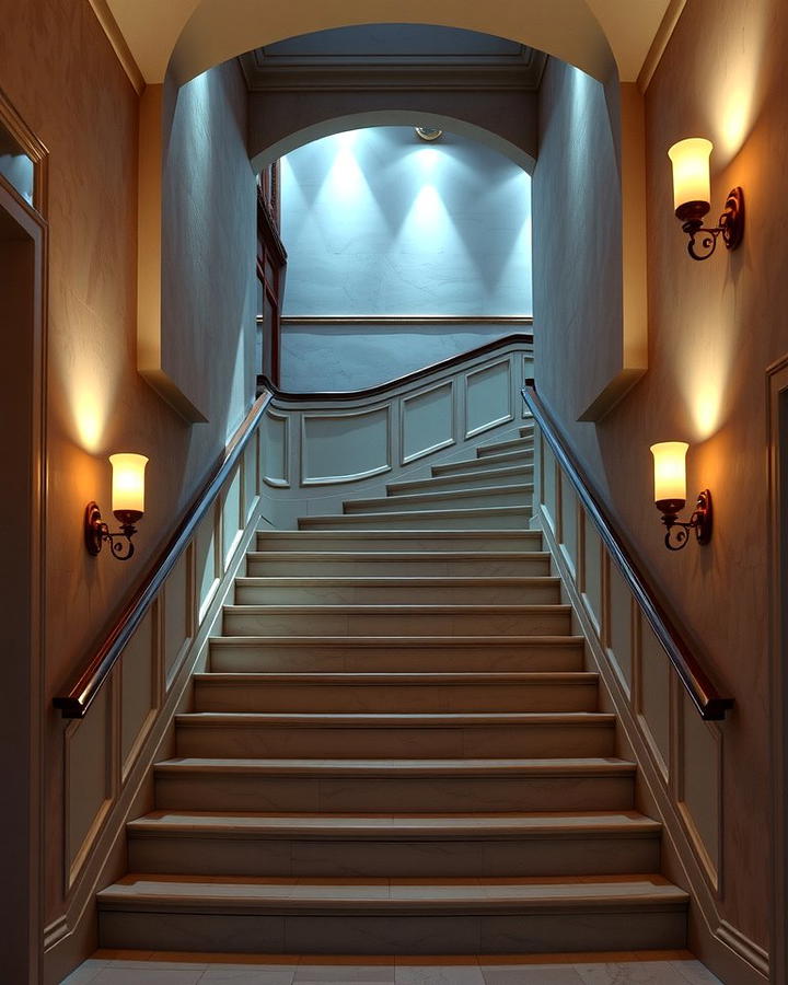 Wall Sconces for Timeless Appeal - 25 Staircase Lighting Ideas