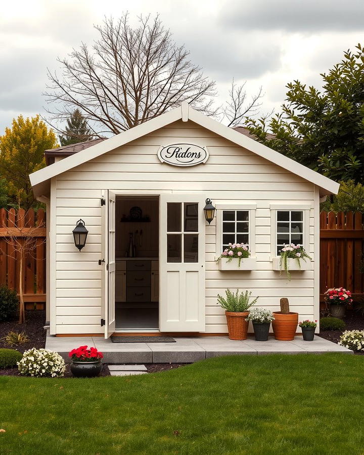 Warm Cream - 25 Shed Color Ideas