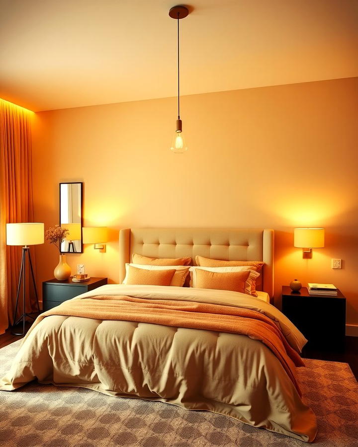 Warm Lighting for a Soft Glow - 25 Tan Bedroom Ideas