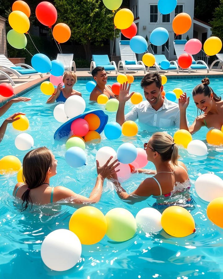 Water Balloon Fight - 25 Pool Party Ideas