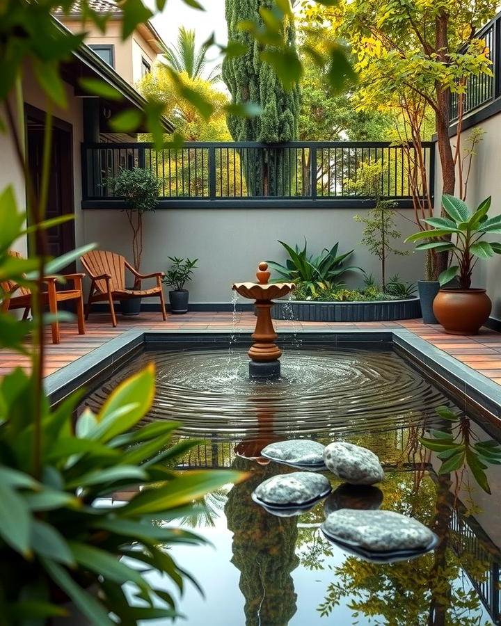 Water Feature Elegance - 25 Terrace Design Ideas