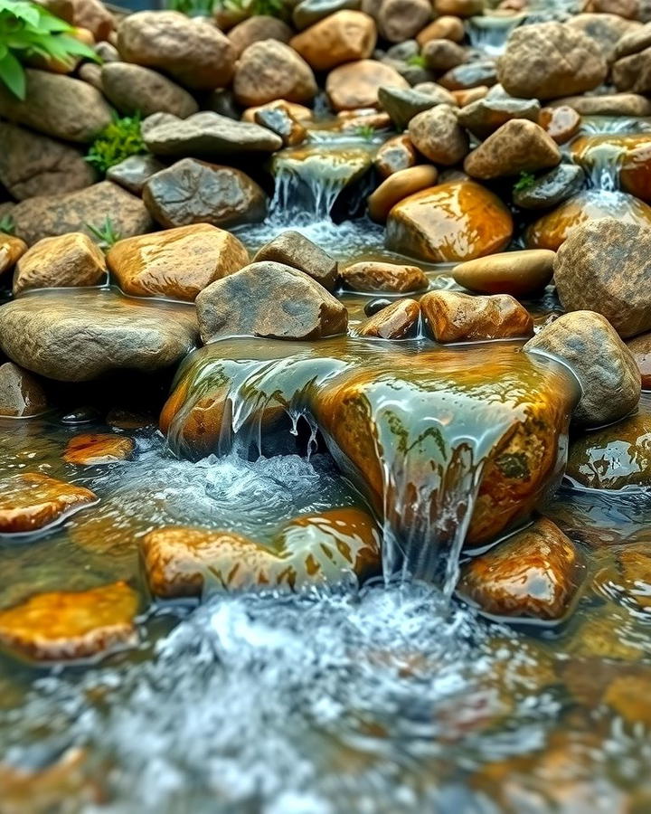 Water and Stone Combination - 25 Small Pool Waterfall Ideas