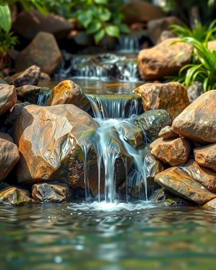 Waterfall Features - 30 Asian Landscaping Ideas