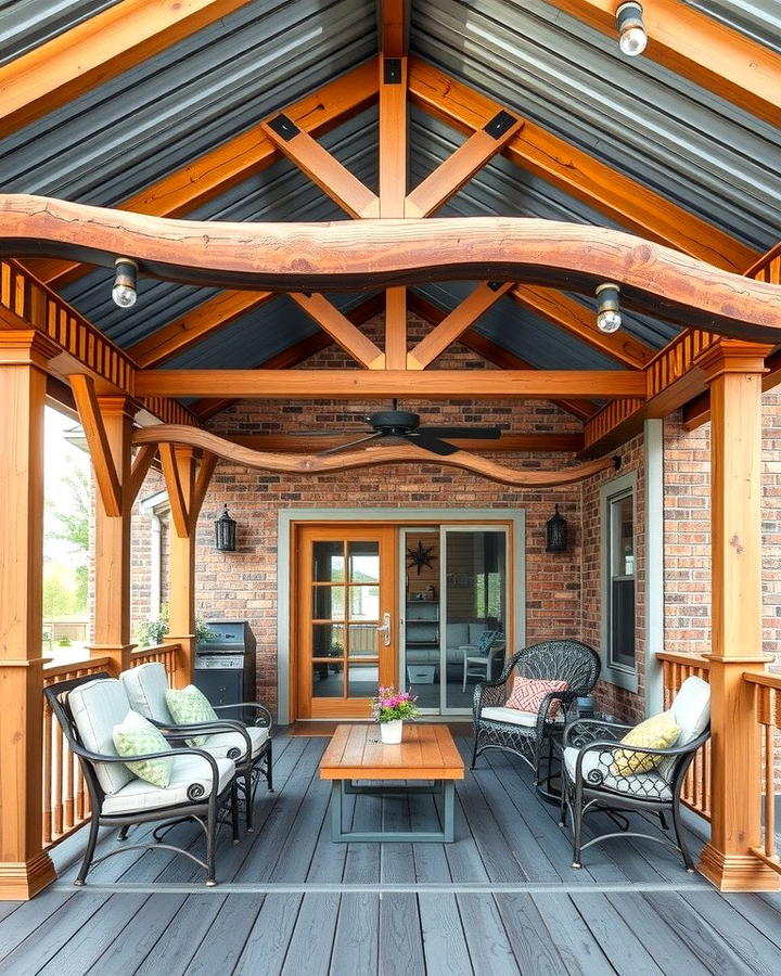 Weather Resistant Designs - 25 Open Gable Porch Ideas