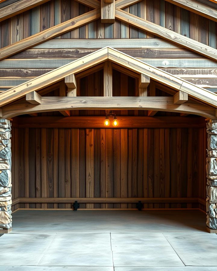 Weathered Wood Paneling - 25 Rustic Garage Ideas